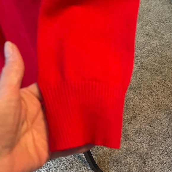 🔥🔥NEW- Long Sleeve Cardigan, Duster in Red - with long length and pockets - Picture 10 of 13